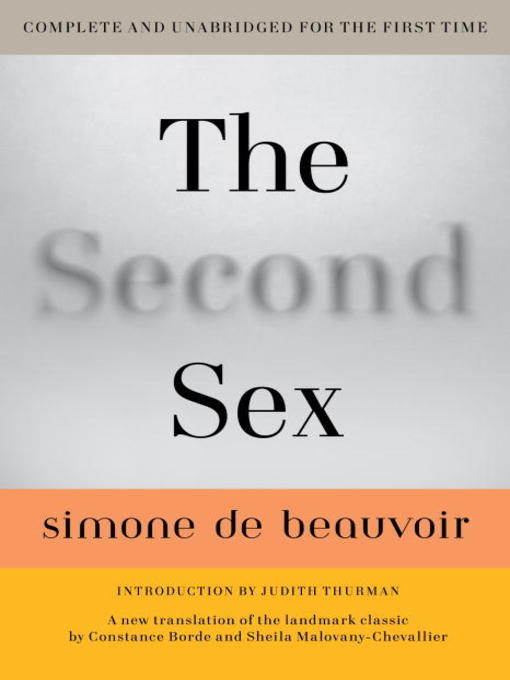 Détails du titre pour The Second Sex par Simone De Beauvoir - Liste d'attente